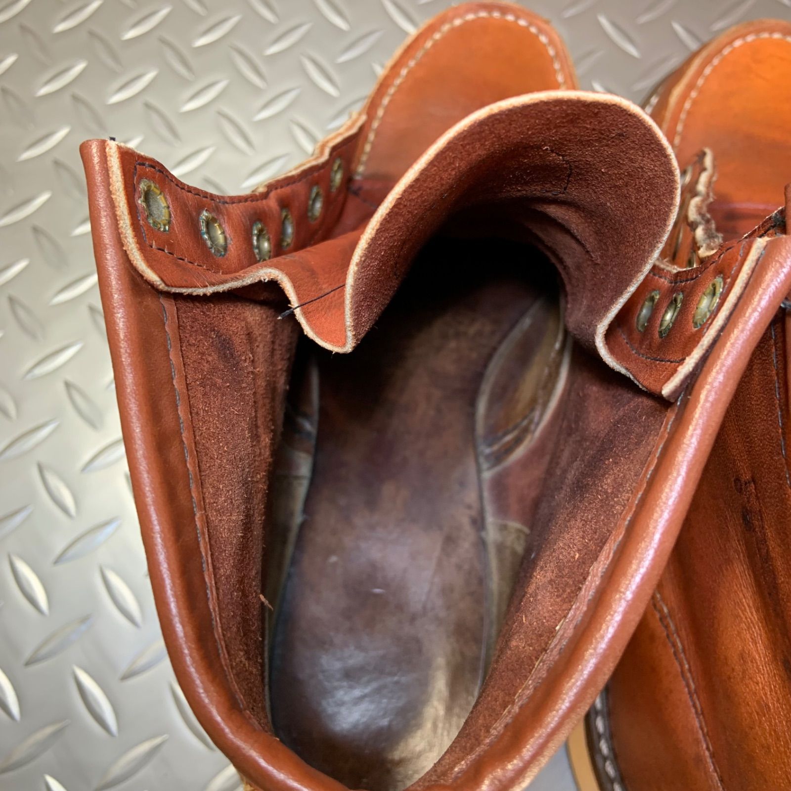 ☆REDWING 875 激レア アイリッシュセッター ダブル半円犬タグ 1994年