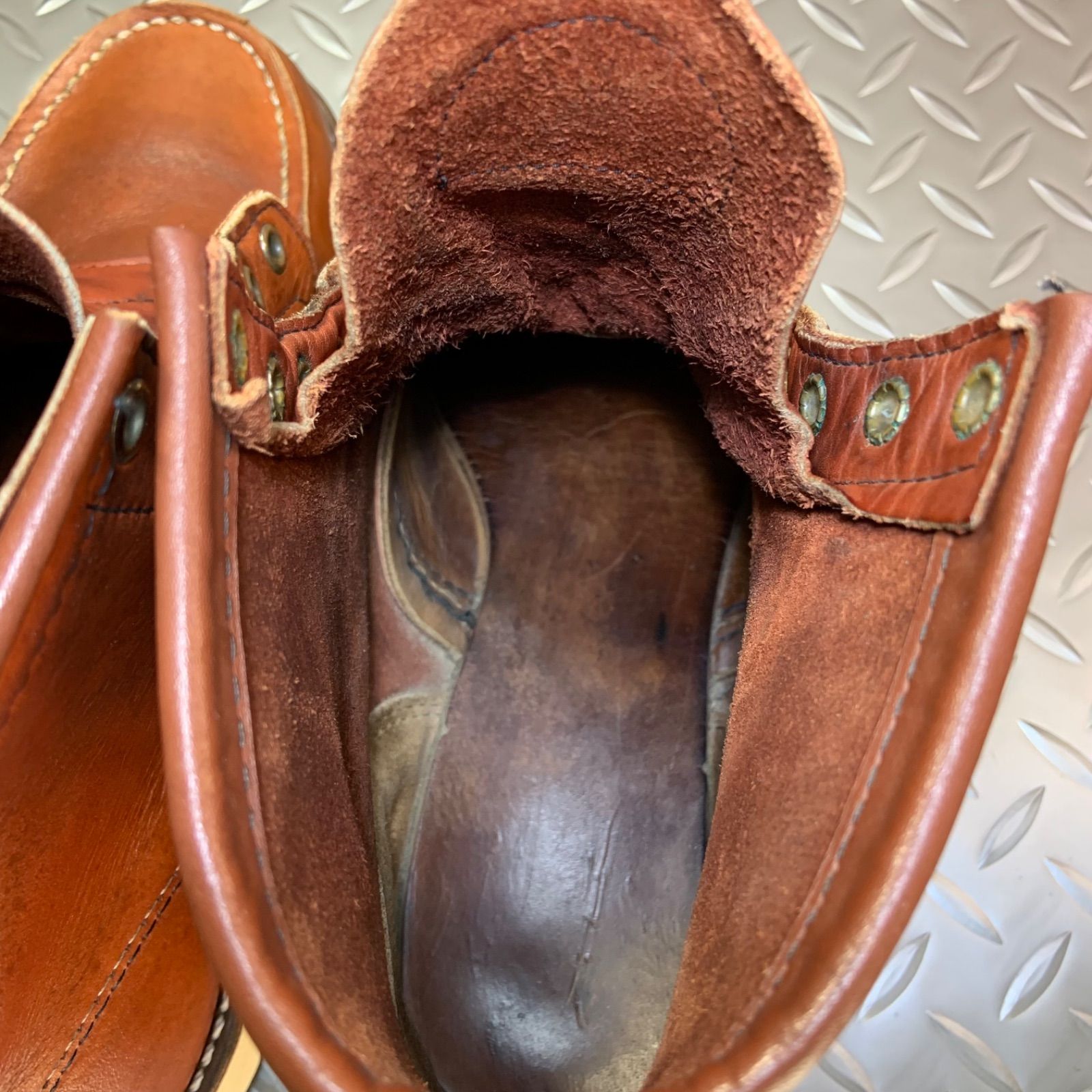 ☆REDWING 875 激レア アイリッシュセッター ダブル半円犬タグ 1994年