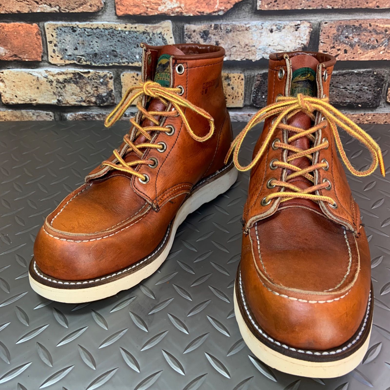 ☆REDWING 875 激レア アイリッシュセッター ダブル半円犬タグ 1994年