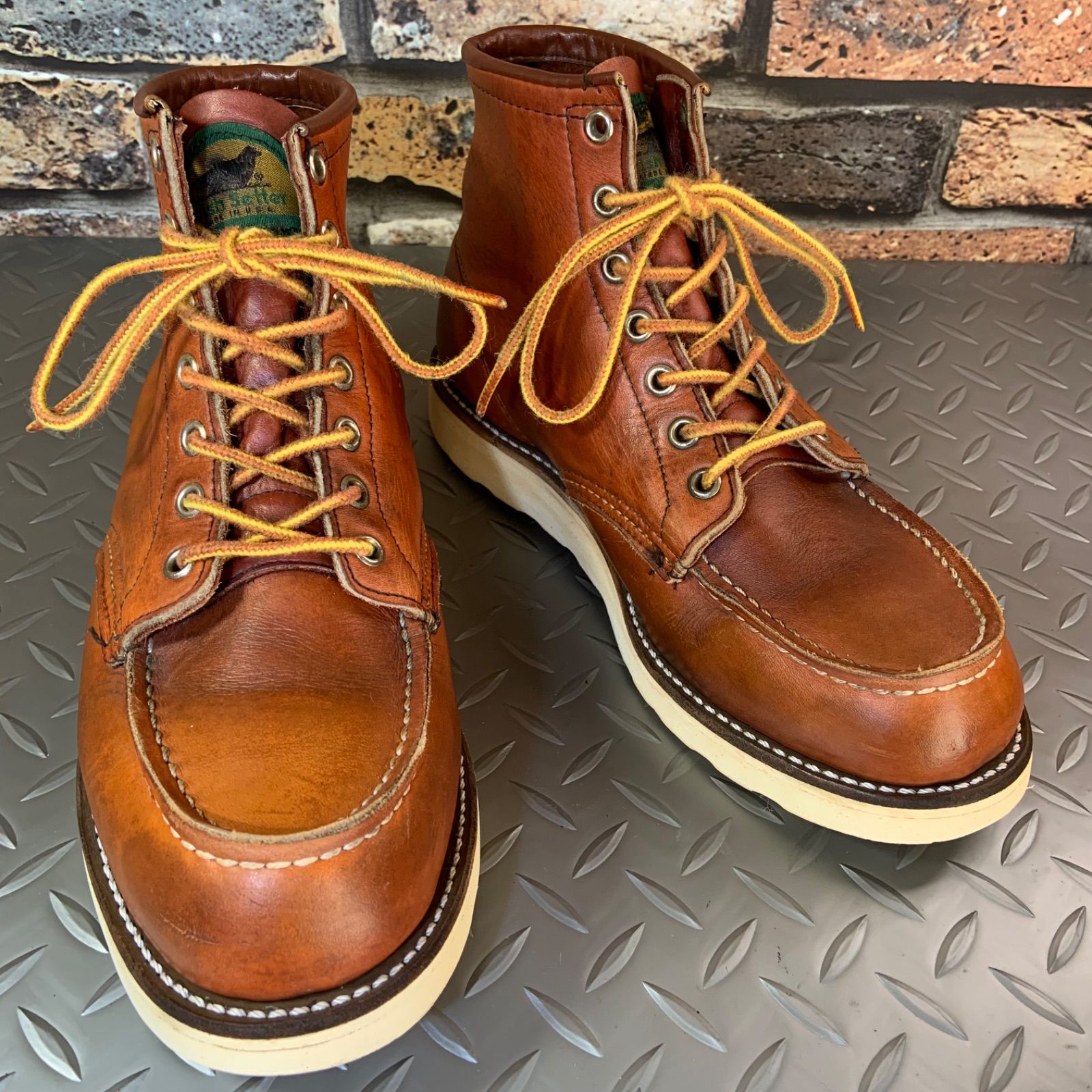 ☆REDWING 875 激レア アイリッシュセッター ダブル半円犬タグ 1994年