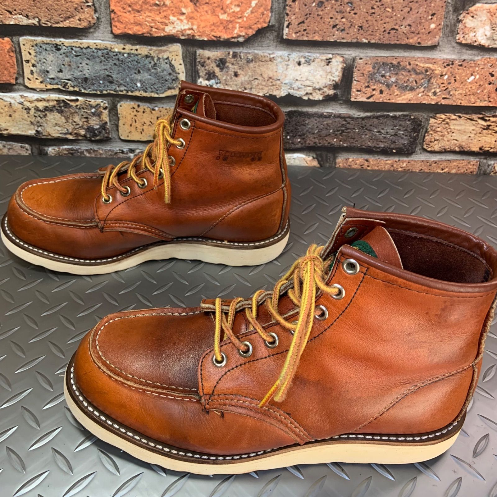 ☆REDWING 875 激レア アイリッシュセッター ダブル半円犬タグ 1994年