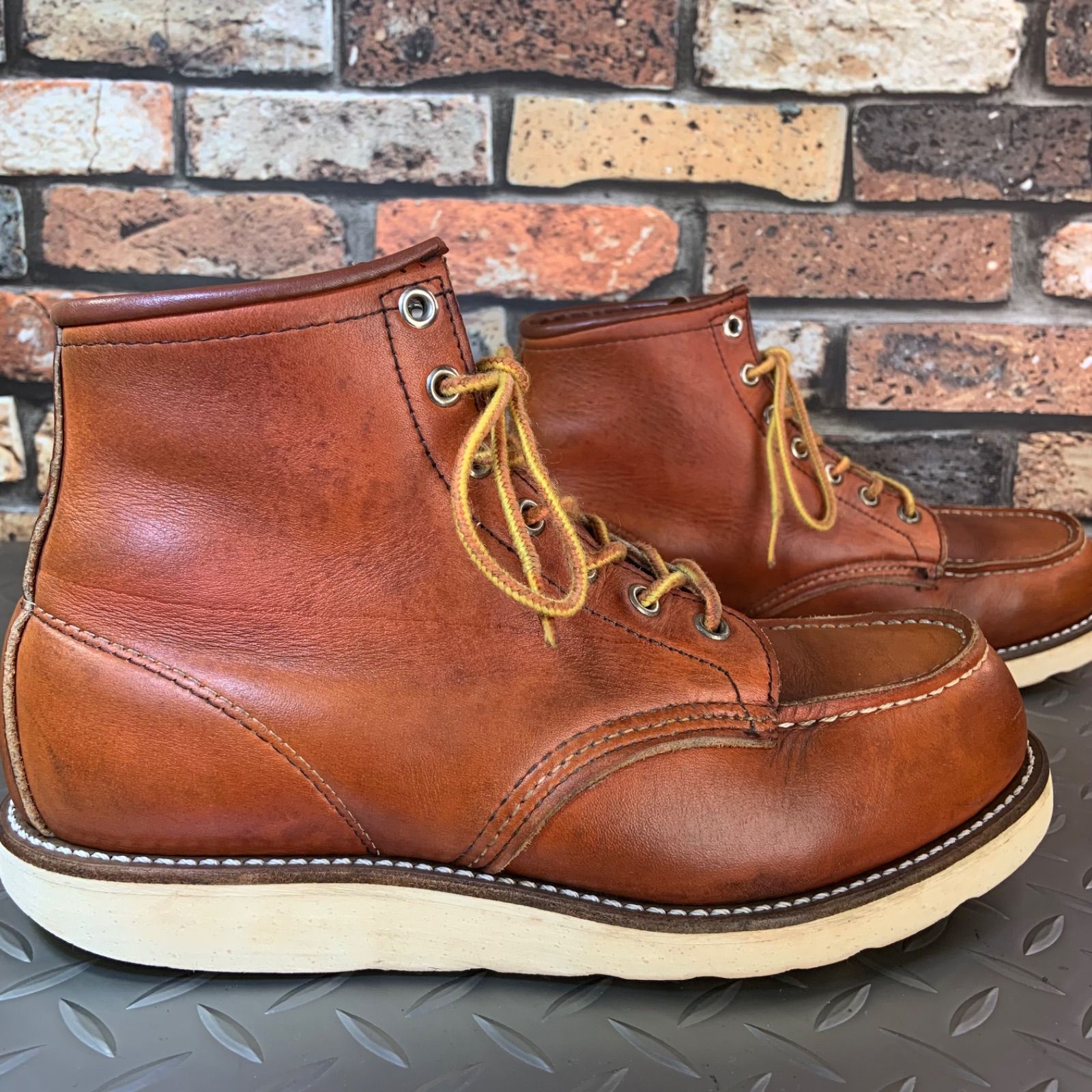 ☆REDWING 875 激レア アイリッシュセッター ダブル半円犬タグ 1994年