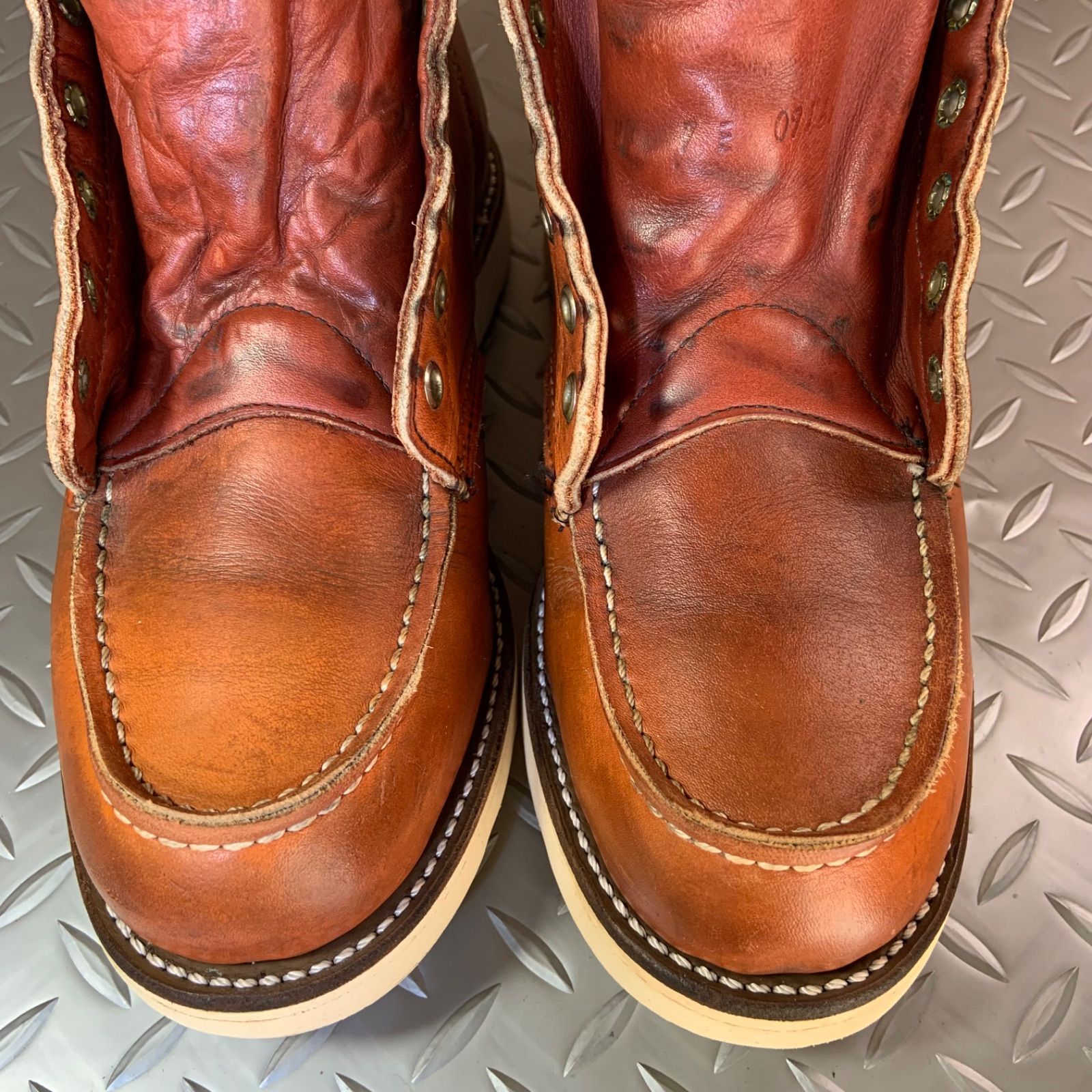 ☆REDWING 875 激レア アイリッシュセッター ダブル半円犬タグ 1994年