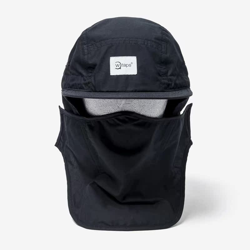 WTAPS FACEHUGGER CAP NYCO WEATHER. SUPPLEX 帽子 212HCDT-HT13