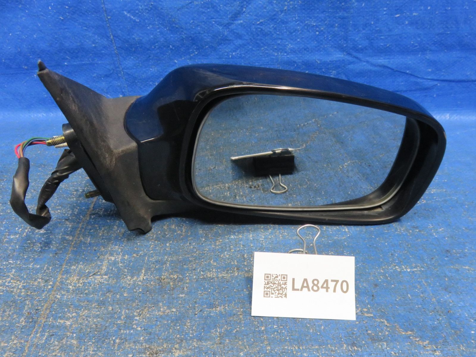 エミーオ確認用 LA8470* 動作OK トヨタ WiLL VS ZZE128 (右) ドアミラー⁄運転席 サイド