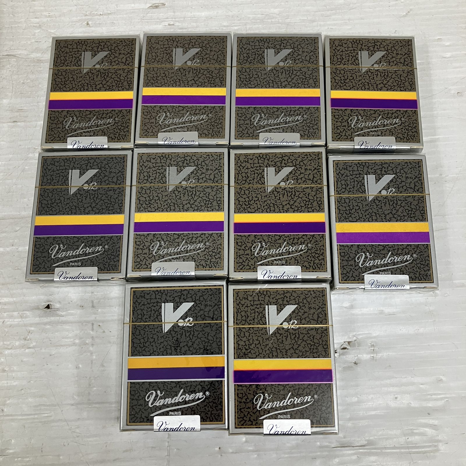 タ*カ様 Vandoren V12 クラリネット3 　3箱 Vandoren V12 【硬さ：3】【銀箱】 リード B♭クラリネット用