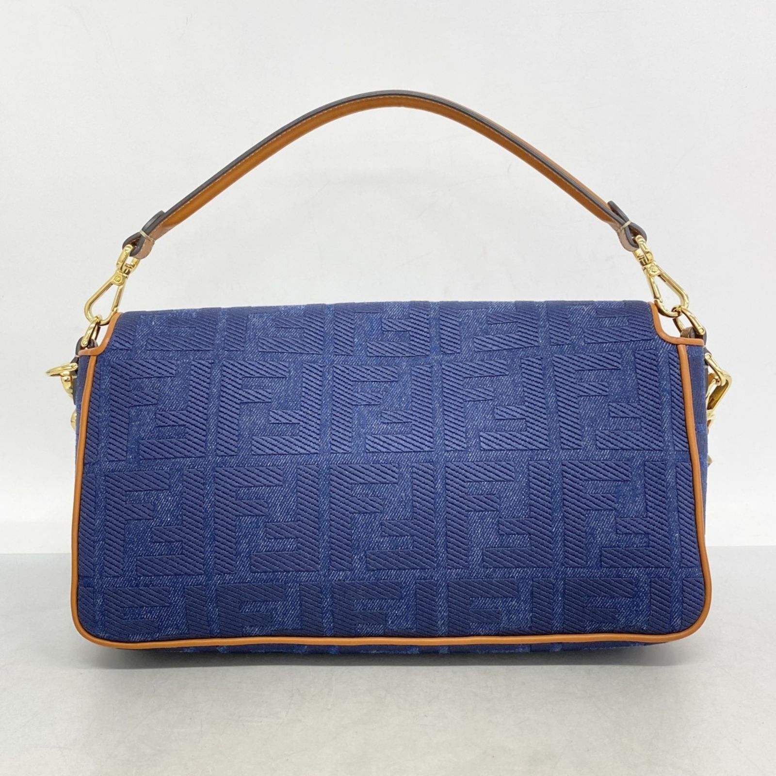 Fendi フェンディ デニム ハンドバッグ ネイビー マンマバケット フェンディ(Fendi) フェンディ ハンドバッグ ズッカ マンマバケット