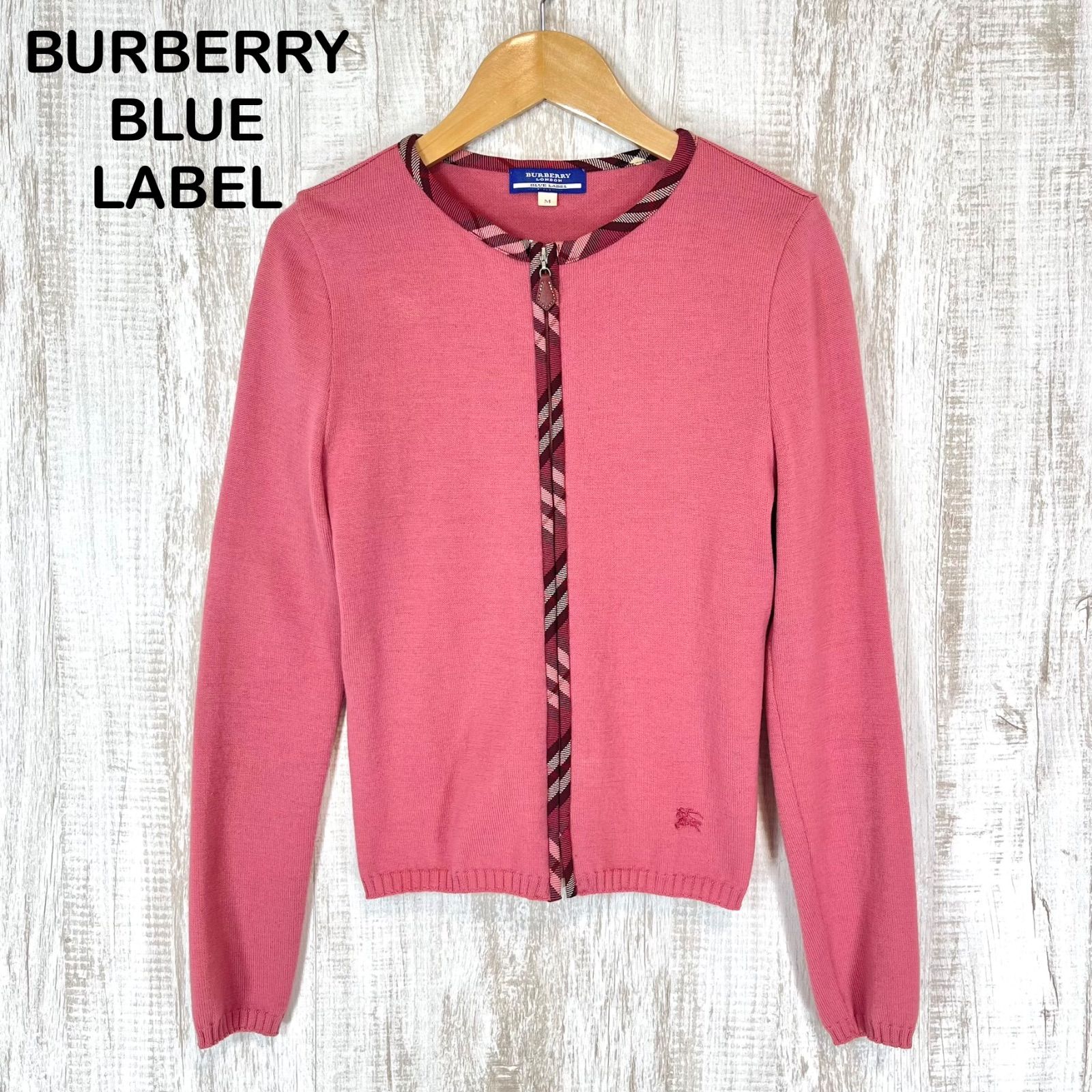 BURBERRY BLUE LABEL バーバリーブルーレーベル ホースロゴ刺繍 ノバ