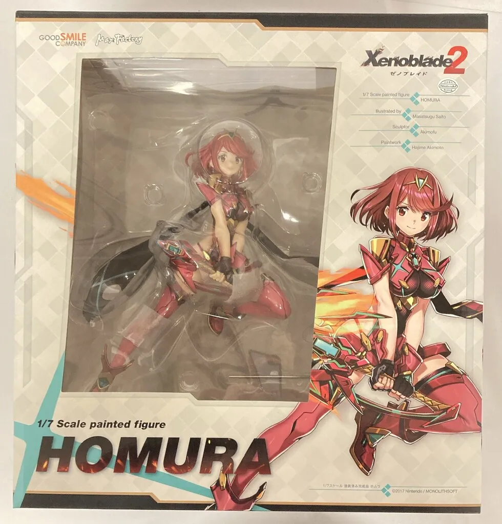 ゼノブレイド2ホムラヒカリ1/7スケール 塗装済完成品フィギュア　アクスタセット スマブラSP」参戦で大注目！「ゼノブレイド2」より、ホムラ＆ヒカリの