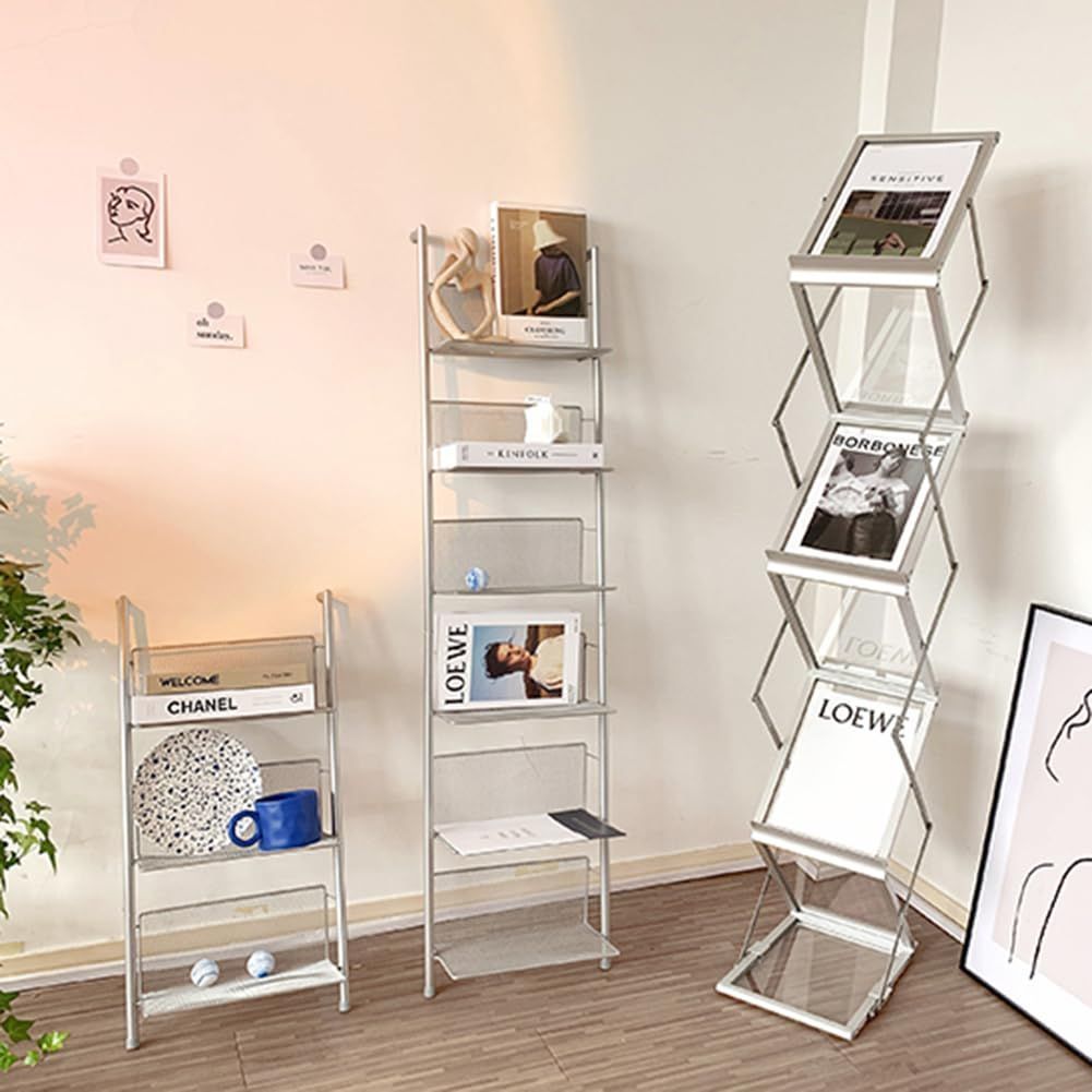 特売】PonyLes マガジンラック スリム マガジンスタンド おしゃれ INS