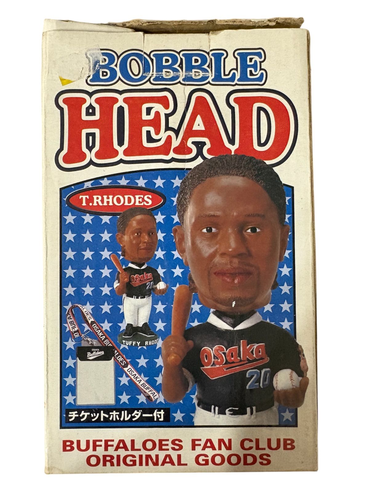 大阪近鉄バッファローズのタフィローズ/ボブルヘッド(T.RHODES BOBBLE