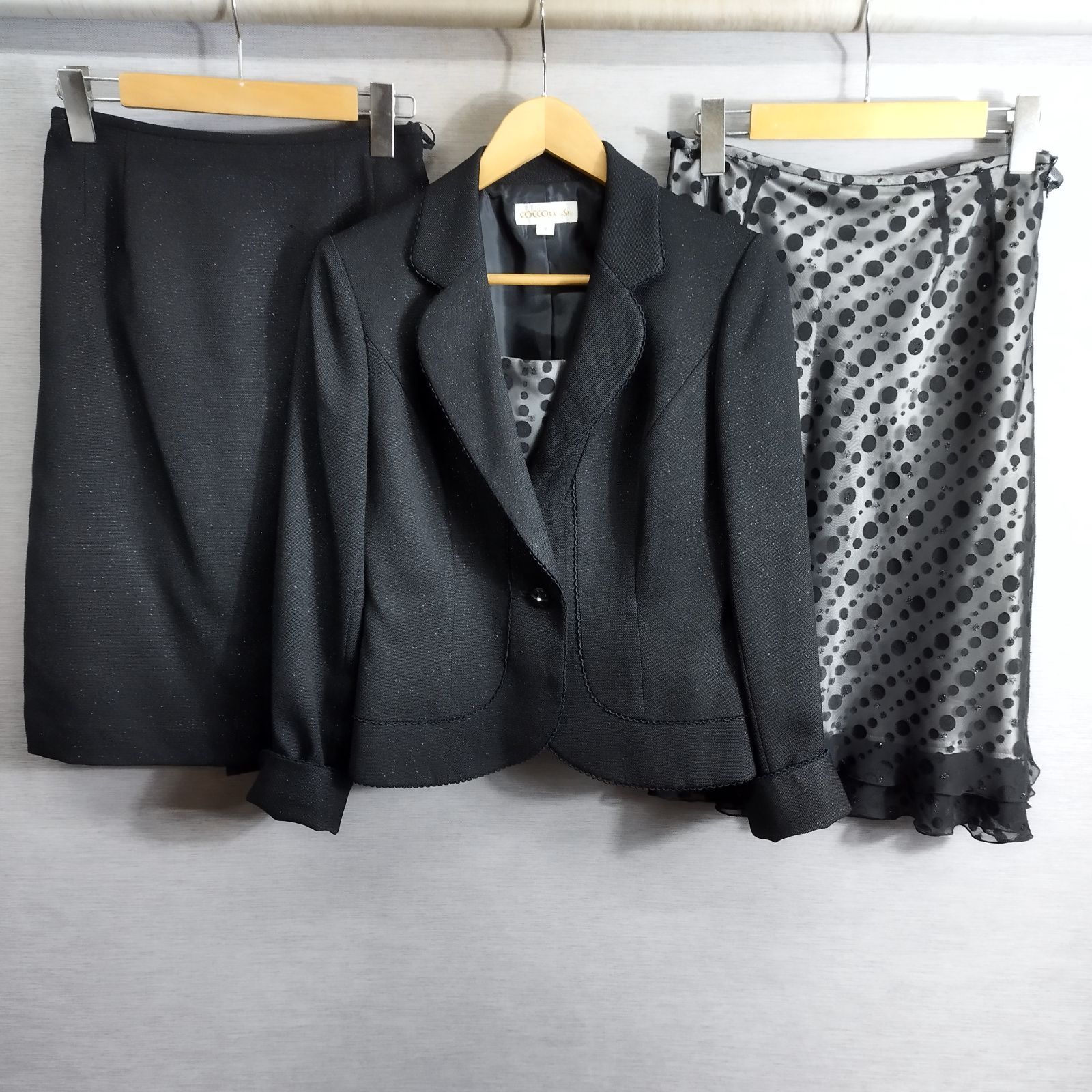 COCCOLUSSI ココラッシー 東京ソワール 3ピース セット 上下