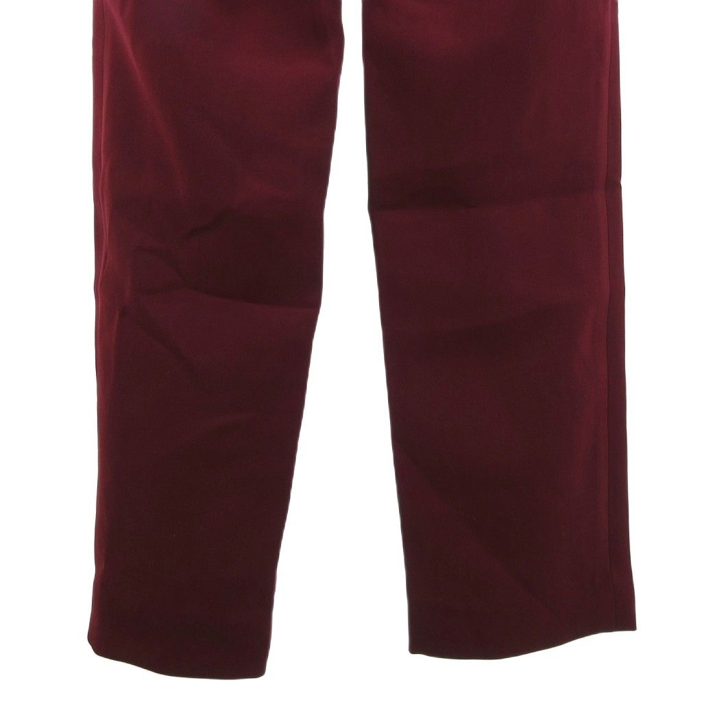 セオリー Theory スラックス テーパード パンツ ジッパーフライ ワイン