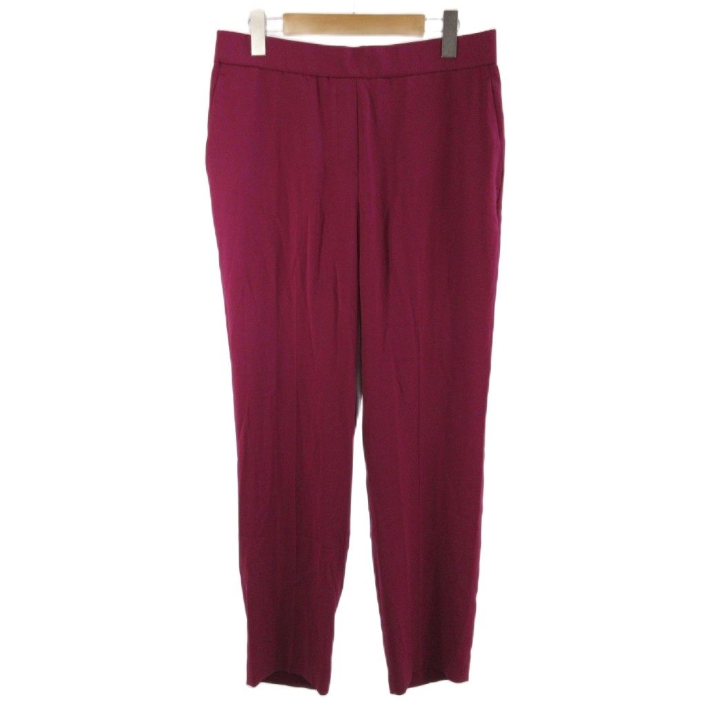 セオリー Theory スラックス テーパード パンツ マゼンタ 8 大きい