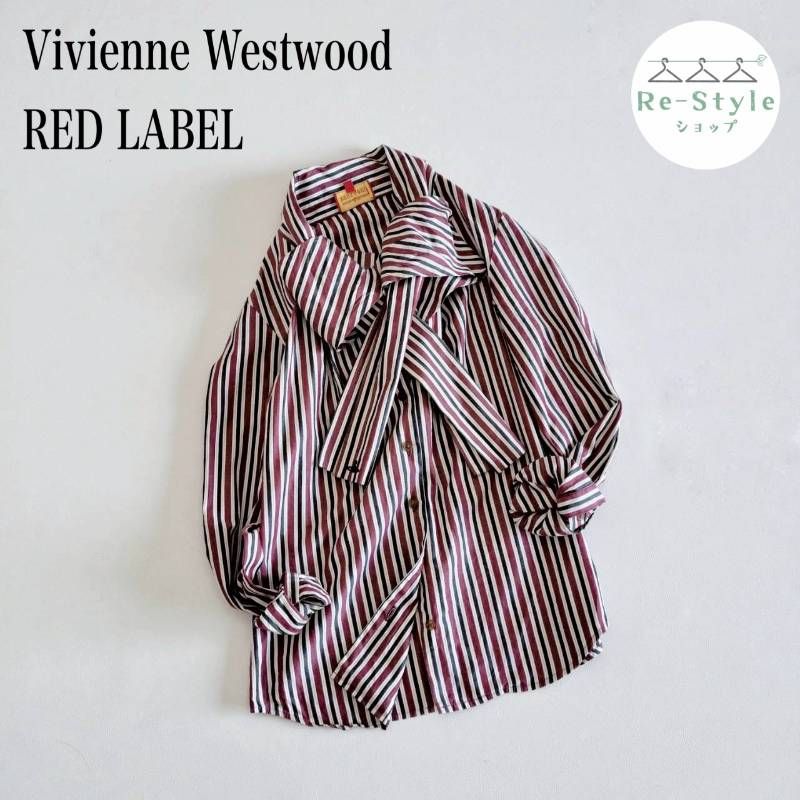 Vivienne Westwood 丸襟 オーブ柄 ストライプ 長袖シャツ 3 Vivienne Westwood 丸襟 オーブ柄 ストライプ 長袖シャツ 3
