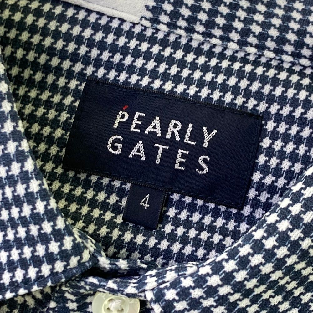 パーリゲイツ シャツ　サイズ4 サイズ：4 PEARLY GATES パーリーゲイツ 2024年モデル シアサッカー