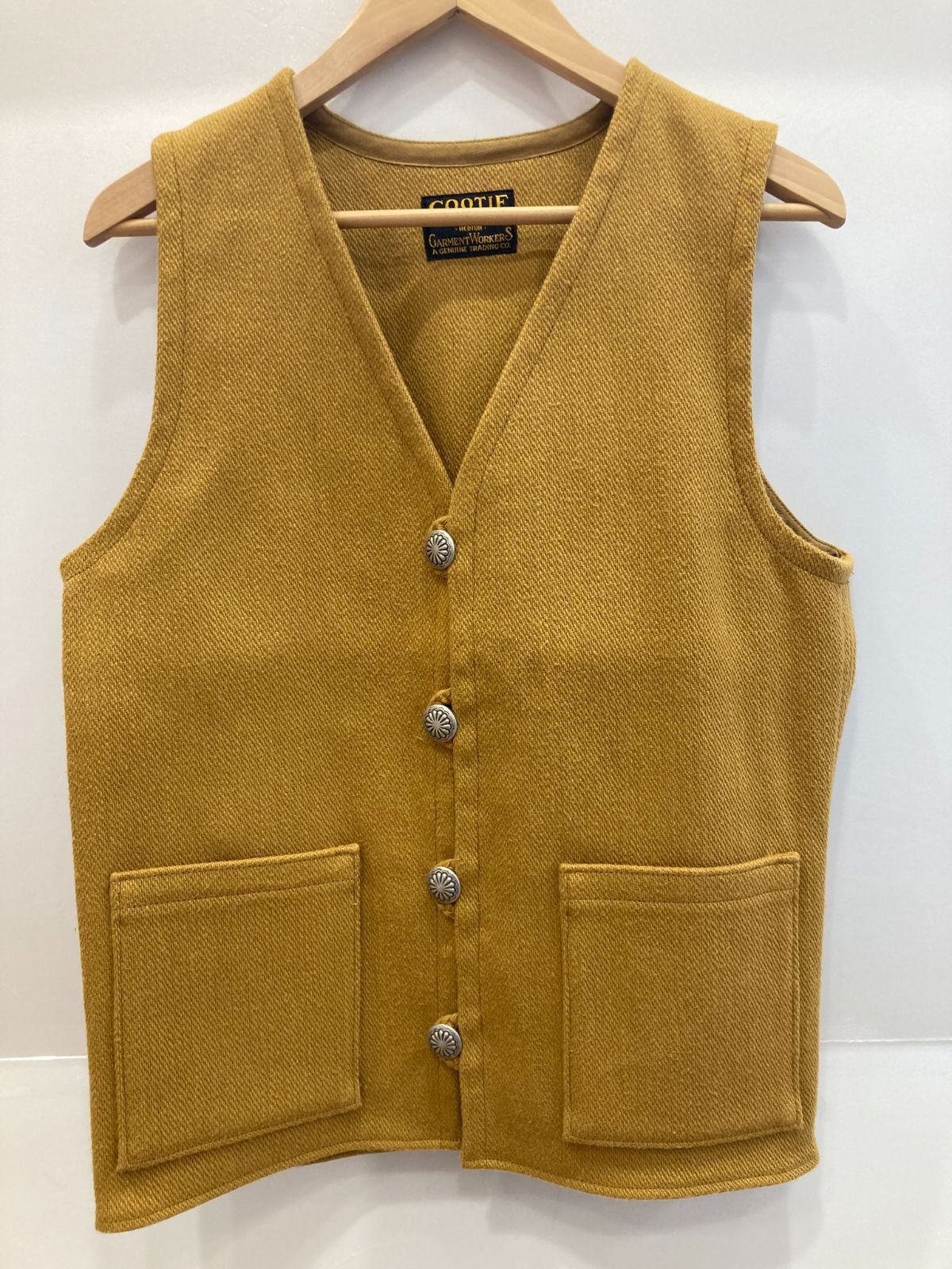 COOTIE BAJA VEST クーティ バハ ベスト サイズ M マスタード コンチョ