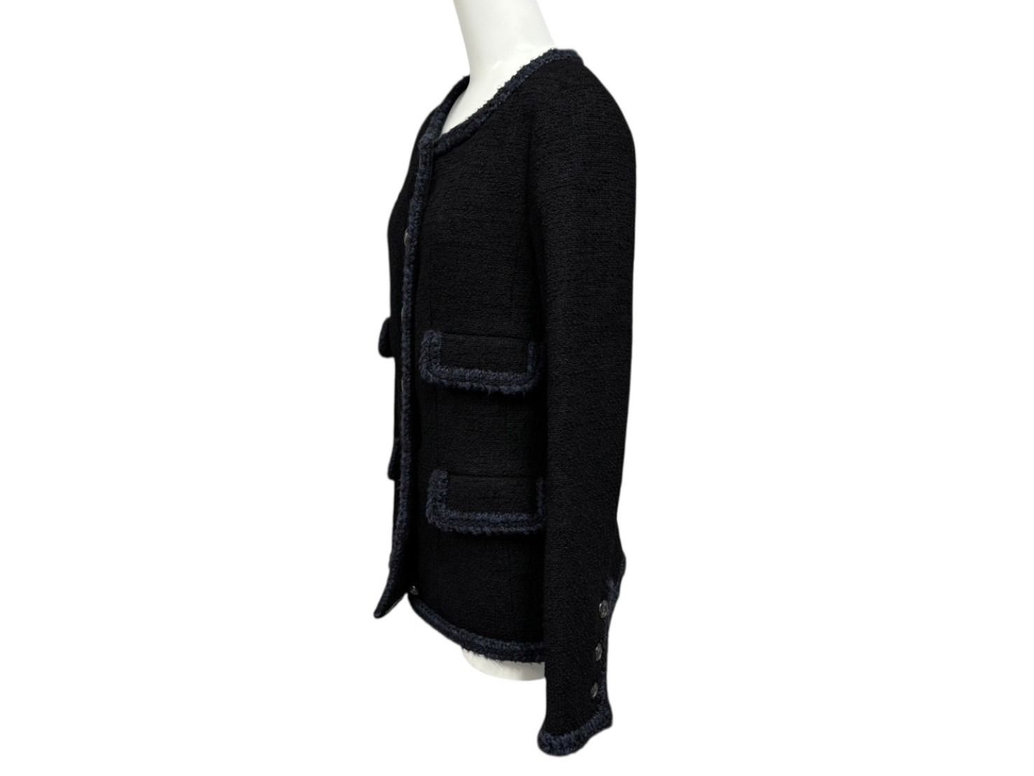 極美品 CHANEL シャネル ツイードジャケット P79356V71693 サイズ36