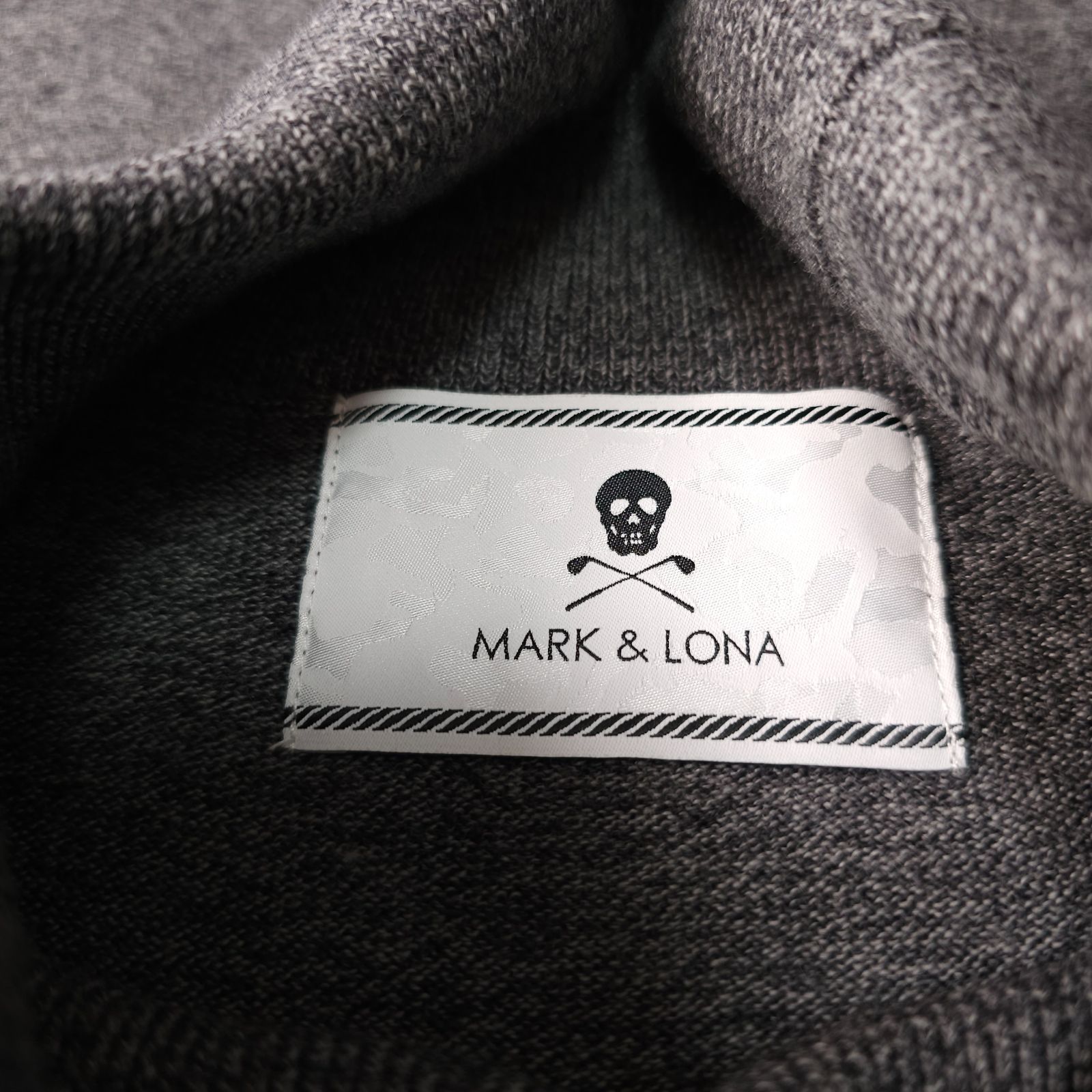 MARK&LONA】マークアンドロナ ウール毛素材 タートルネック 長袖ゴルフ