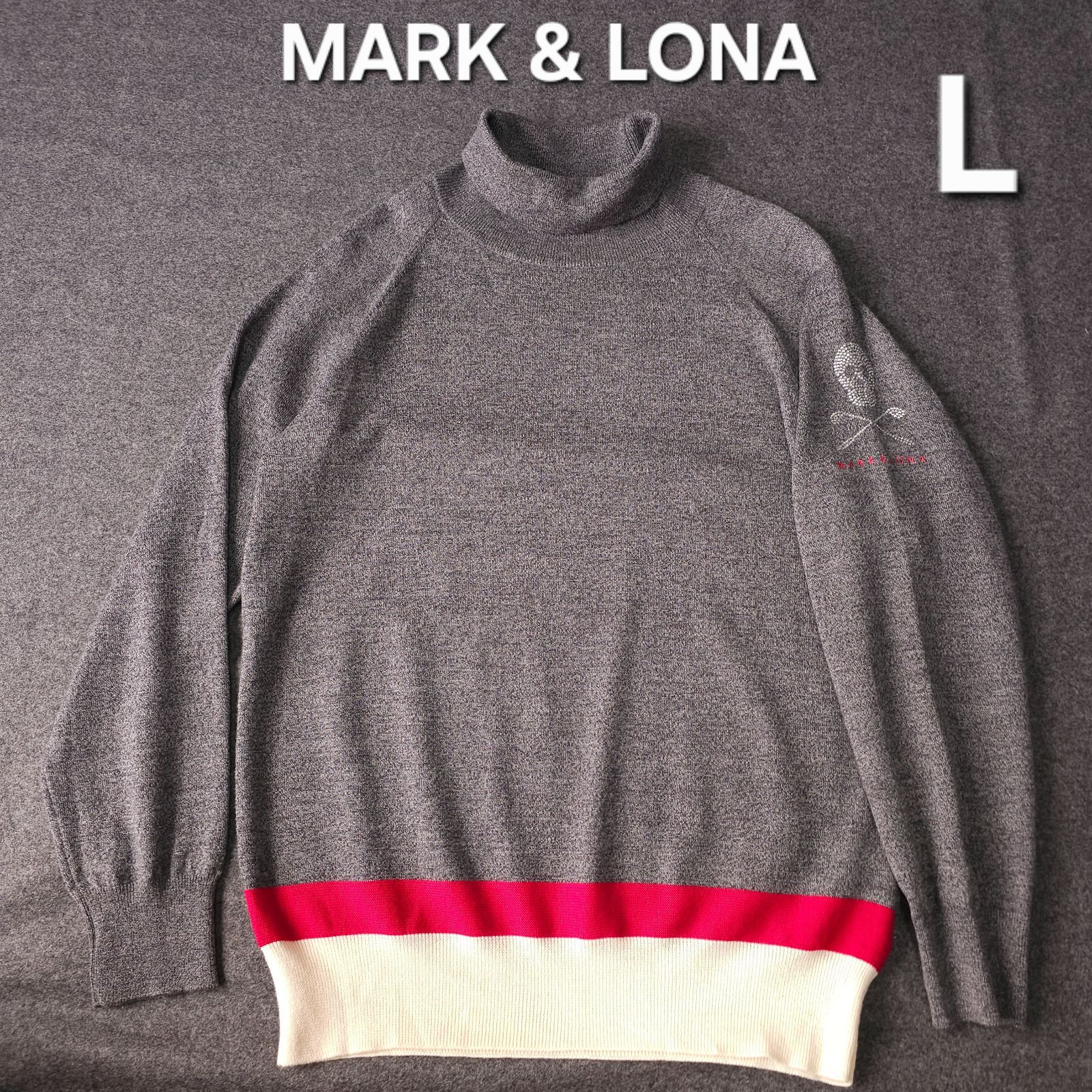 MARK&LONA】マークアンドロナ ウール毛素材 タートルネック 長袖ゴルフ