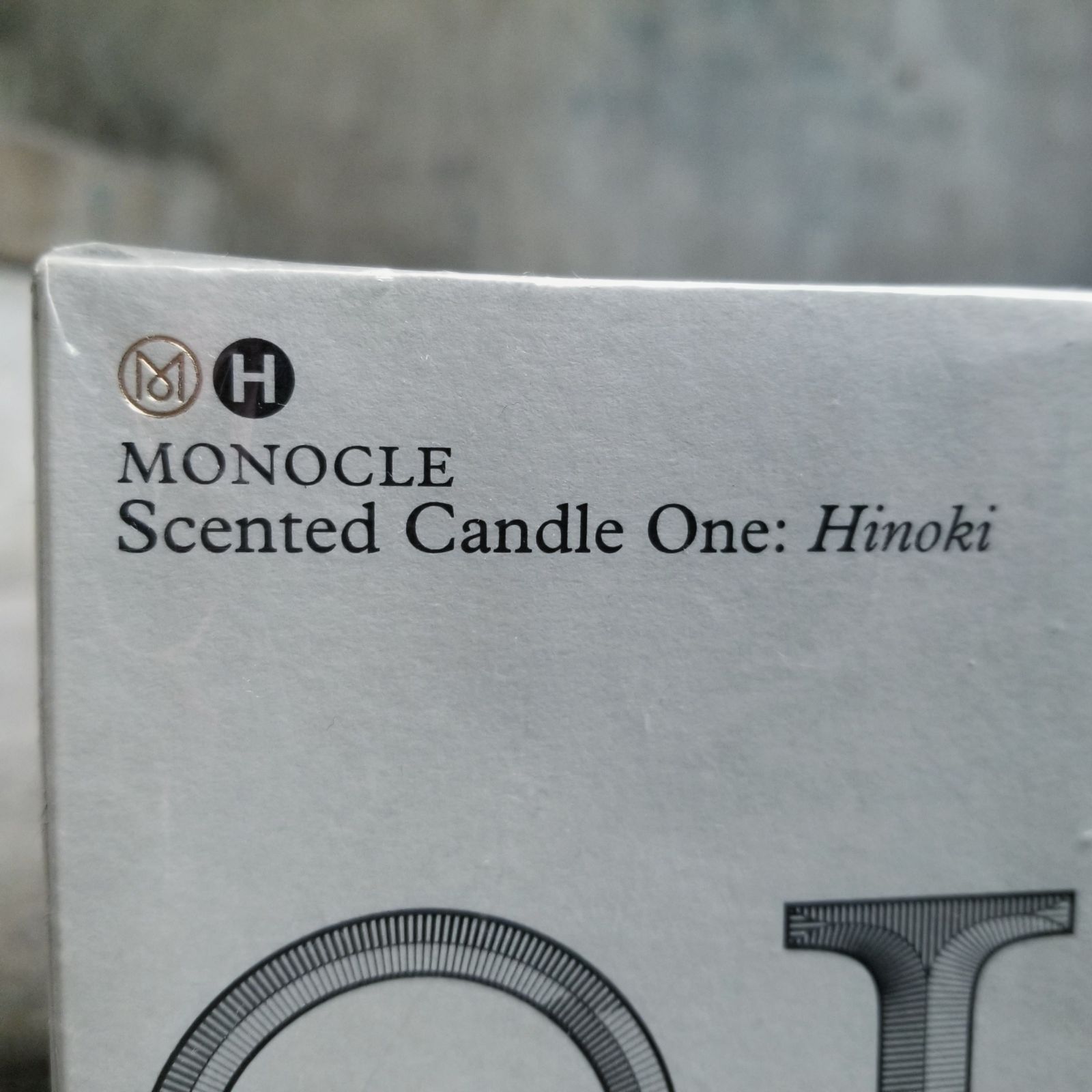 COMME des GARCONS PARFUMS MONOCLE Scented Candle One: Hinoki
