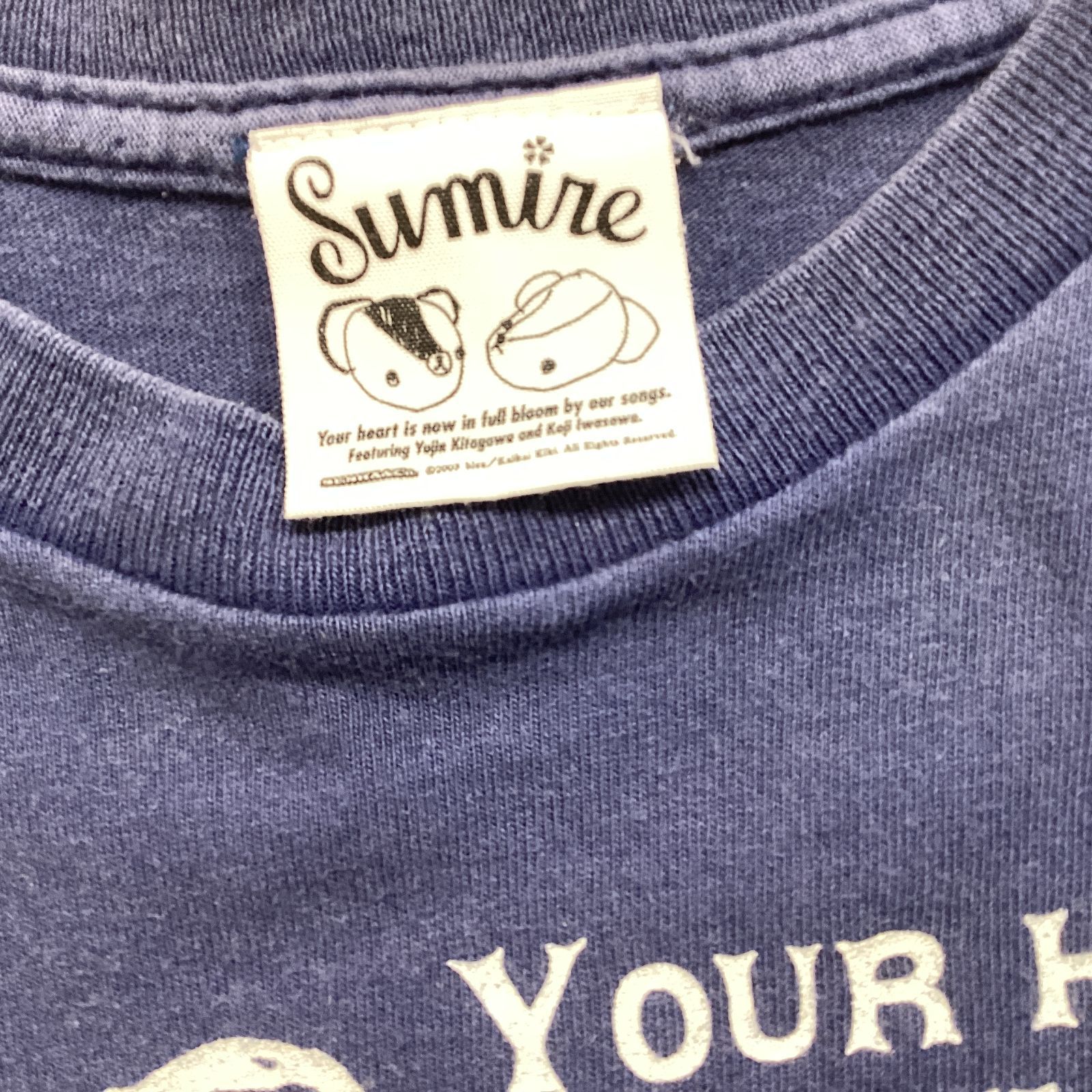 古着 美品 Sumire すみれ Yuzu Live Tour 2003 SpringTシャツ ゆず