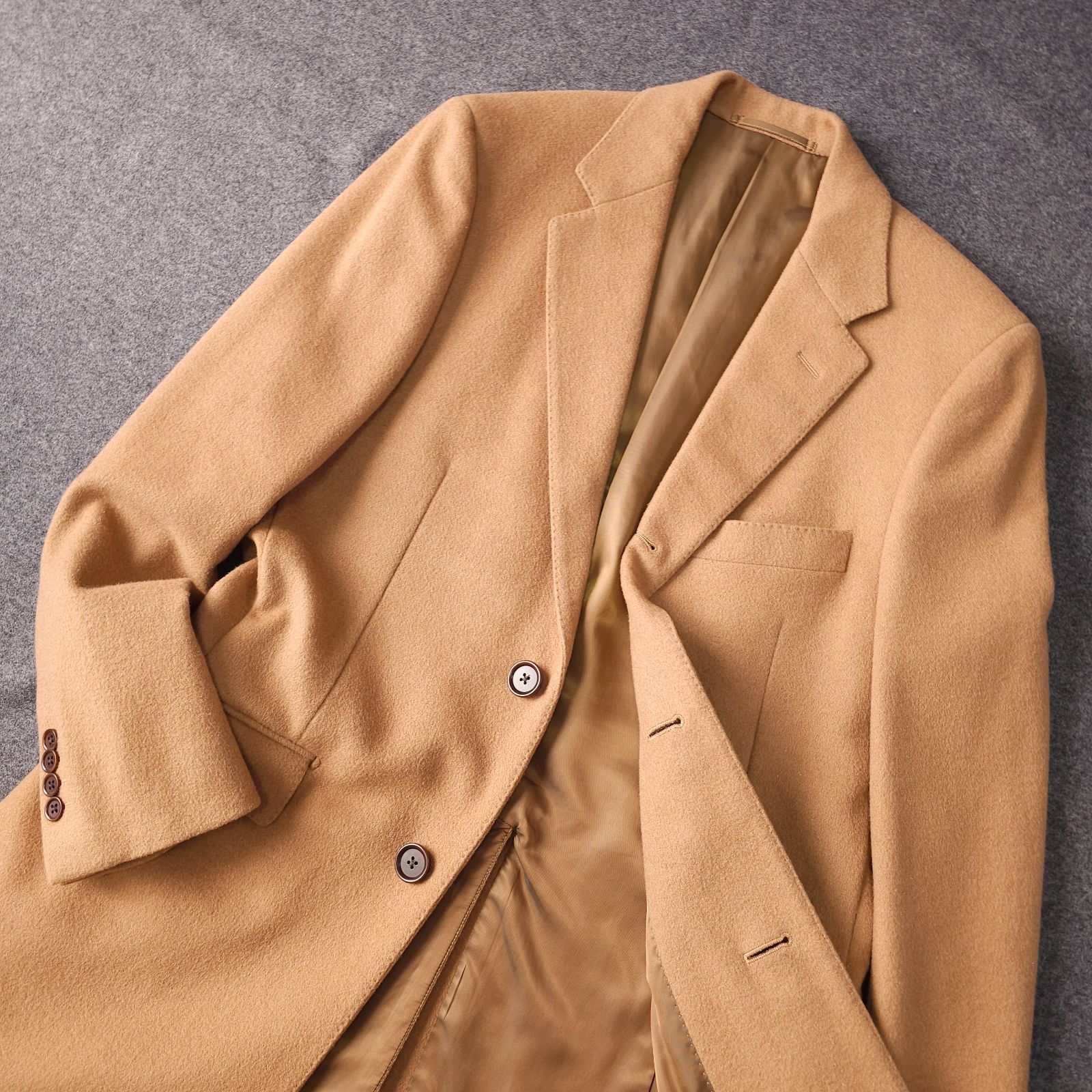 グリーンレーベルリラクシング メルトン チェスターコート カシミヤ混 GREEN LABEL RELAXING】グリーンレーベルリラクシング カシミヤ混