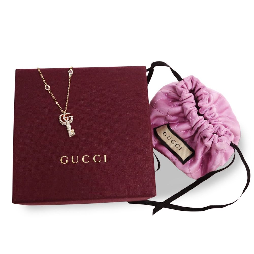 国内正規品・新品】グッチ GUCCI ダブルG キー ネックレス 鍵 国内正規品・新品】グッチ GUCCI ダブルG キー ネックレス 鍵