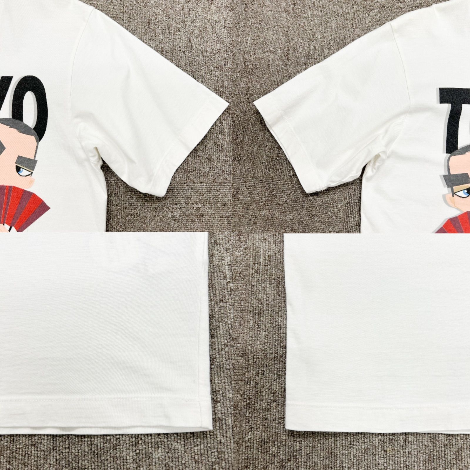 DSQUARED2 ディースクエアード Tシャツ XS TOKYO ホワイト プリント