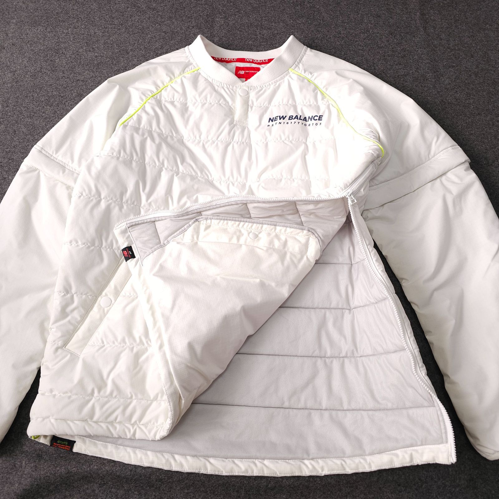 NewBalance golf 2way中綿プルオーバージャケット プルオーバー New Balance Golf】ニューバランスゴルフ 2WAY 秋冬 中綿 プルオーバー