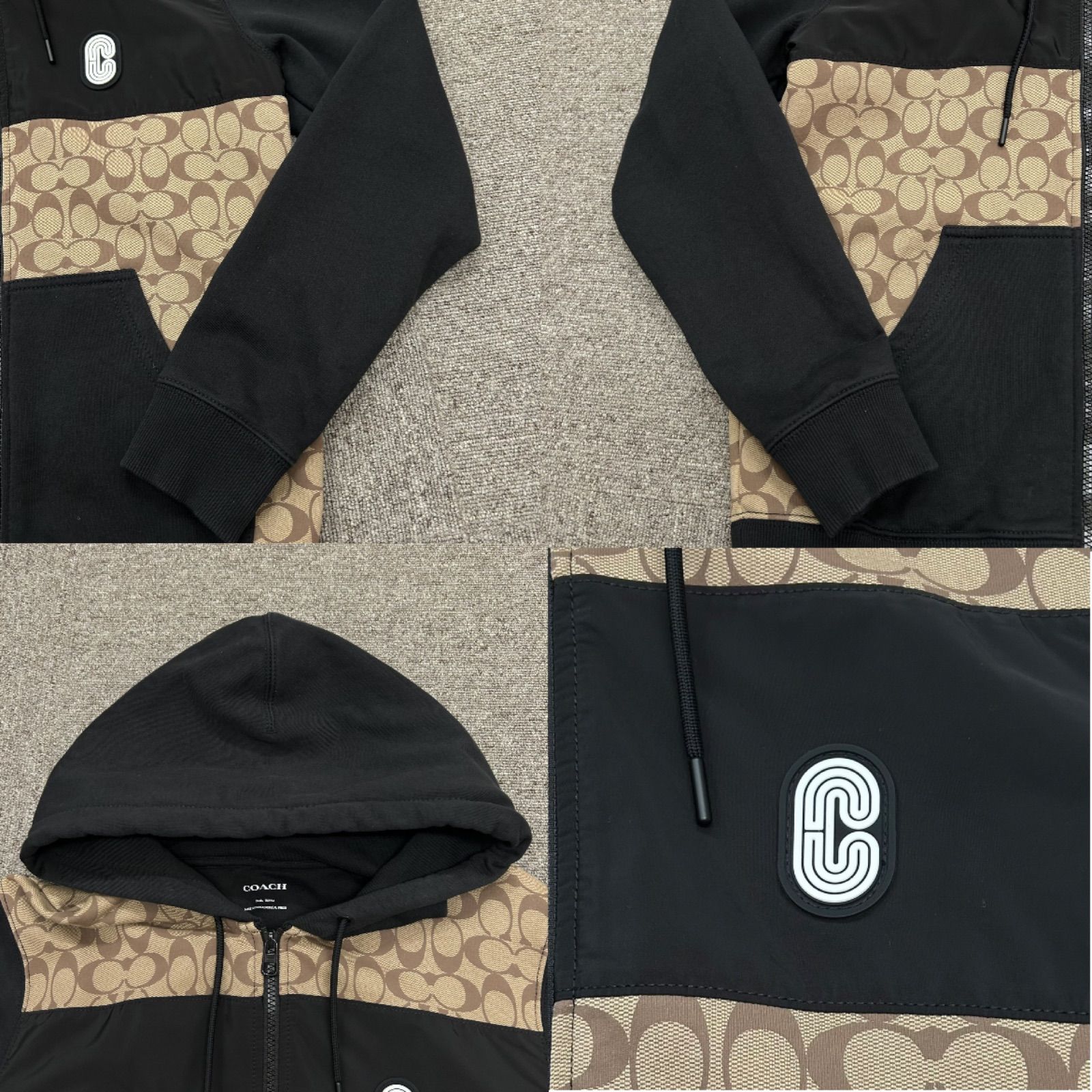 COACH コーチ シグネチャー パーカー スウェット メンズ S 175/96A