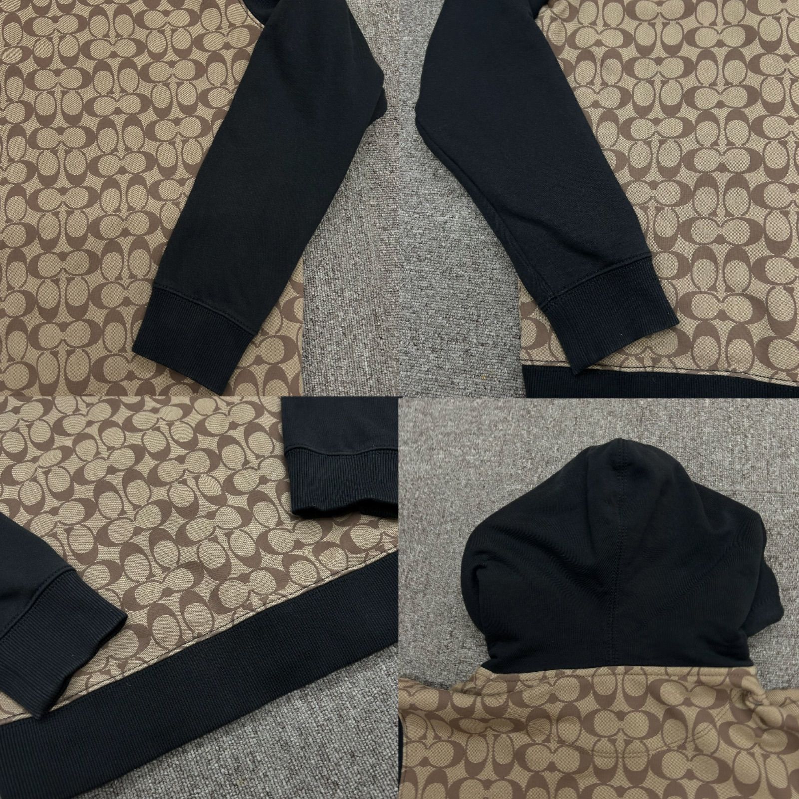 COACH コーチ シグネチャー パーカー スウェット メンズ S 175/96A