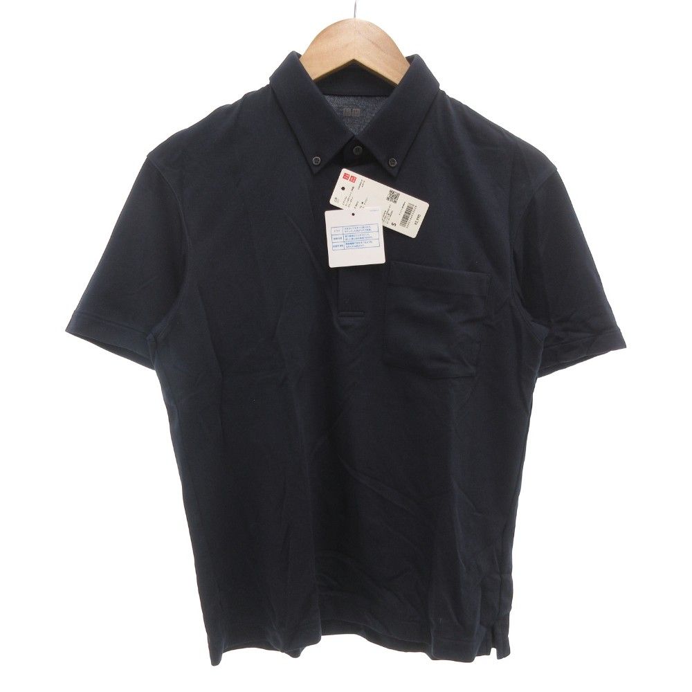 ユニクロ UNIQLO タグ付き エアリズム カノコ ポロシャツ ボタンダウン