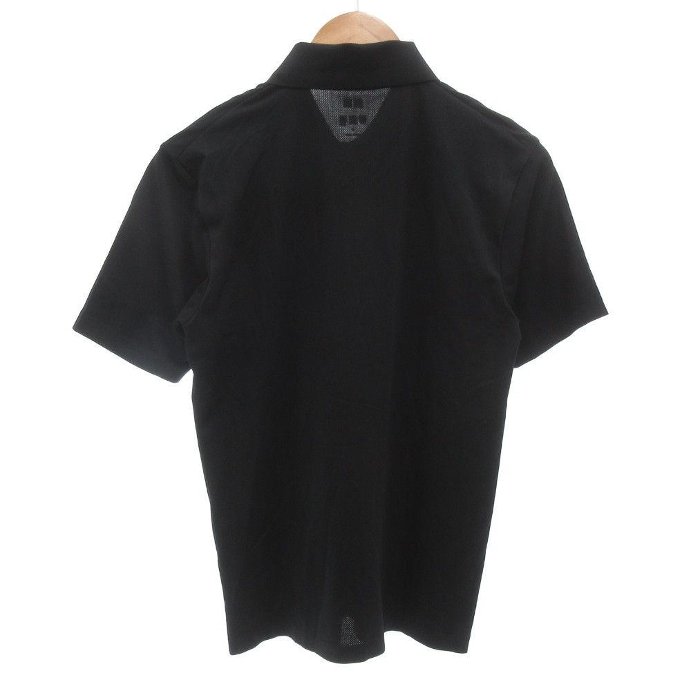 ユニクロ UNIQLO タグ付き ドライEXポロシャツ 半袖 S 黒 ブラック 341
