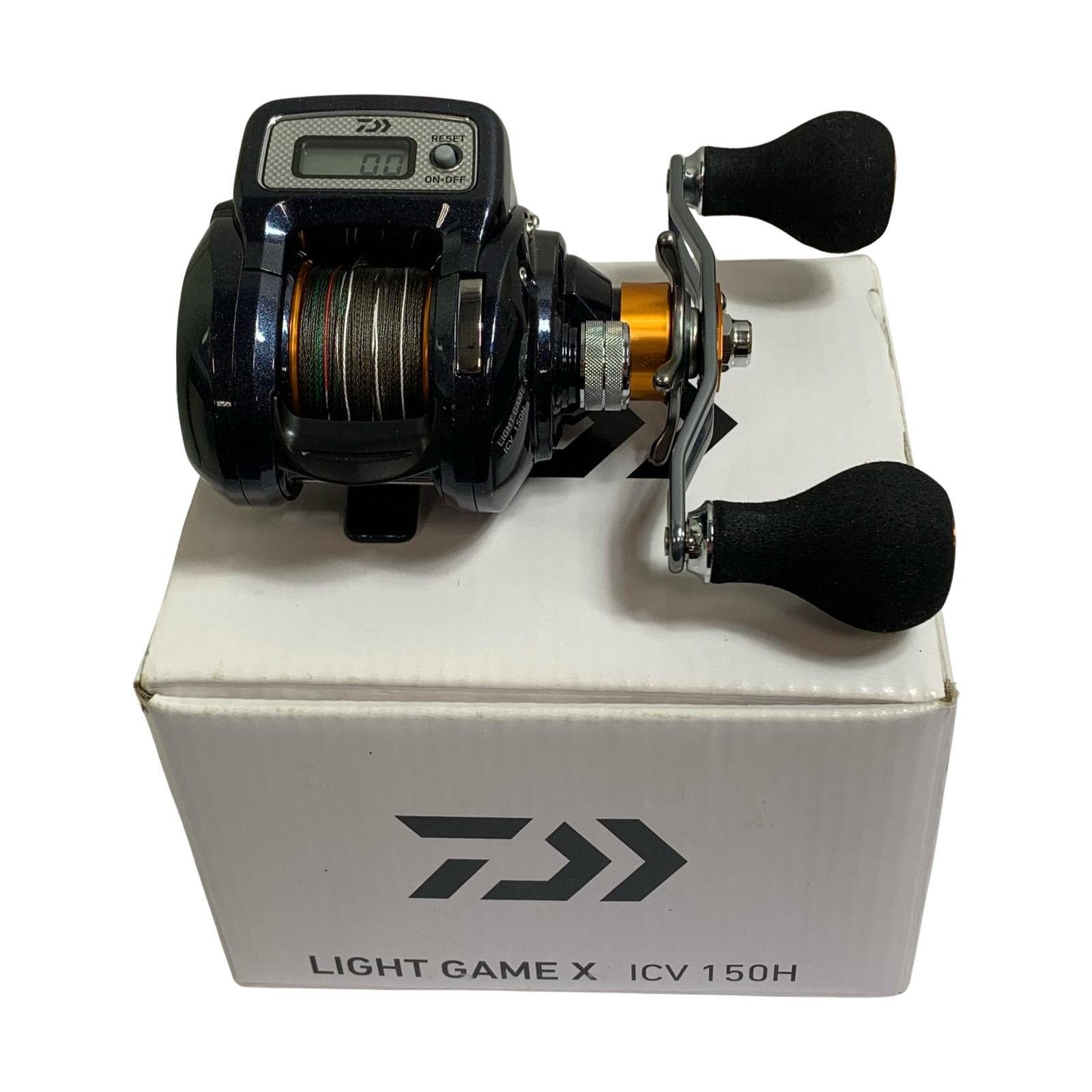 DAIWA ダイワ ライトゲームX ICV 150H 両軸リール 箱付 00614809