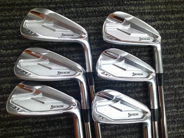り出品 中古 アイアンセット ダンロップ スリクソンZX7/ATTAS Iron 80/S/25
