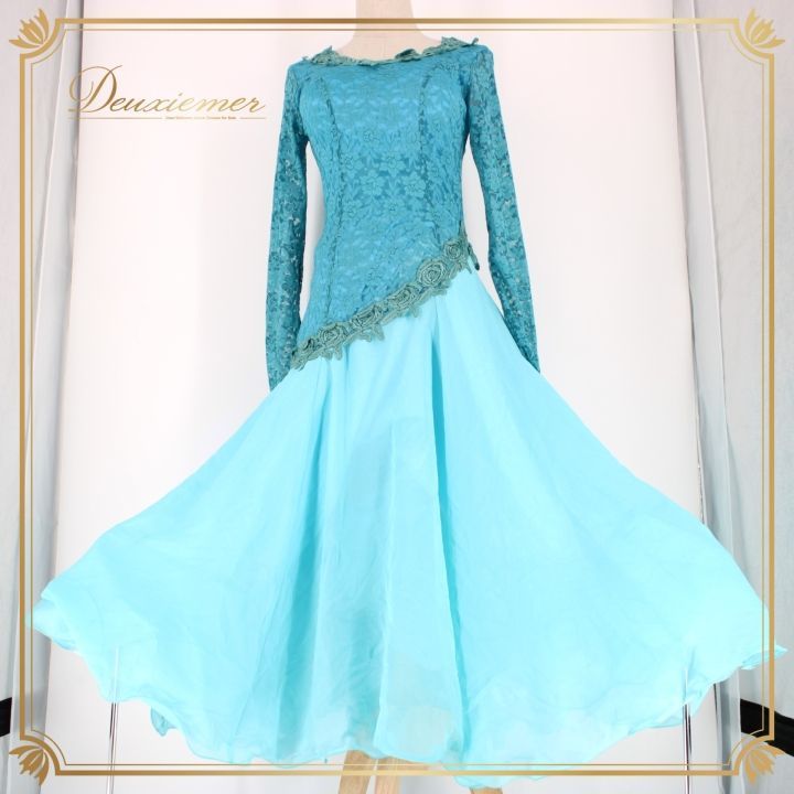 社交ダンス 衣装 スタンダード ドレス ワンピース パーティドレス