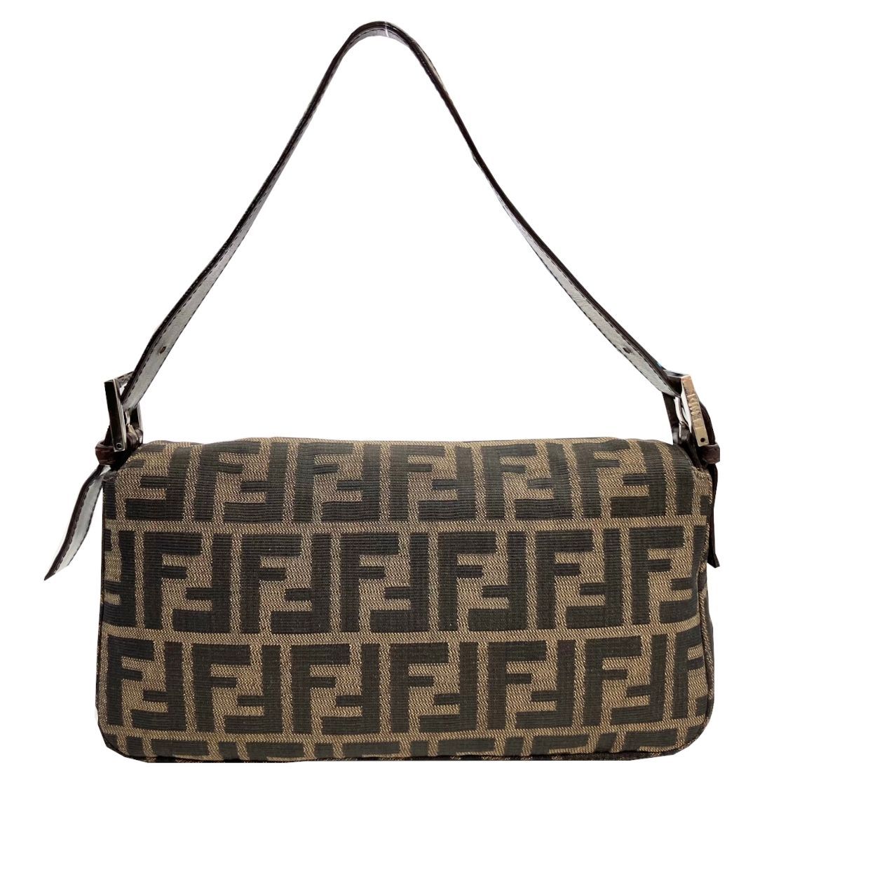 FENDI フェンディ ズッカ マンマバケット ショルダーバッグ ワン