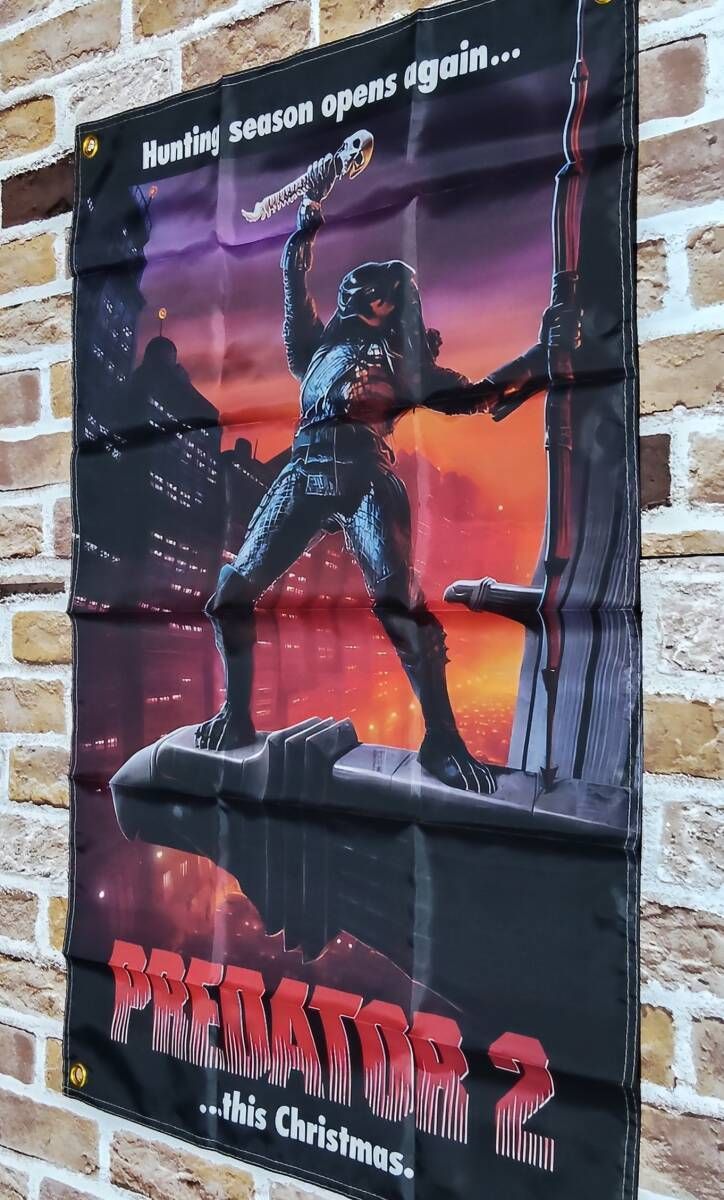 布製 壁掛け 映画ポスター プレデター2 （ダニー・グローヴァー 主演
