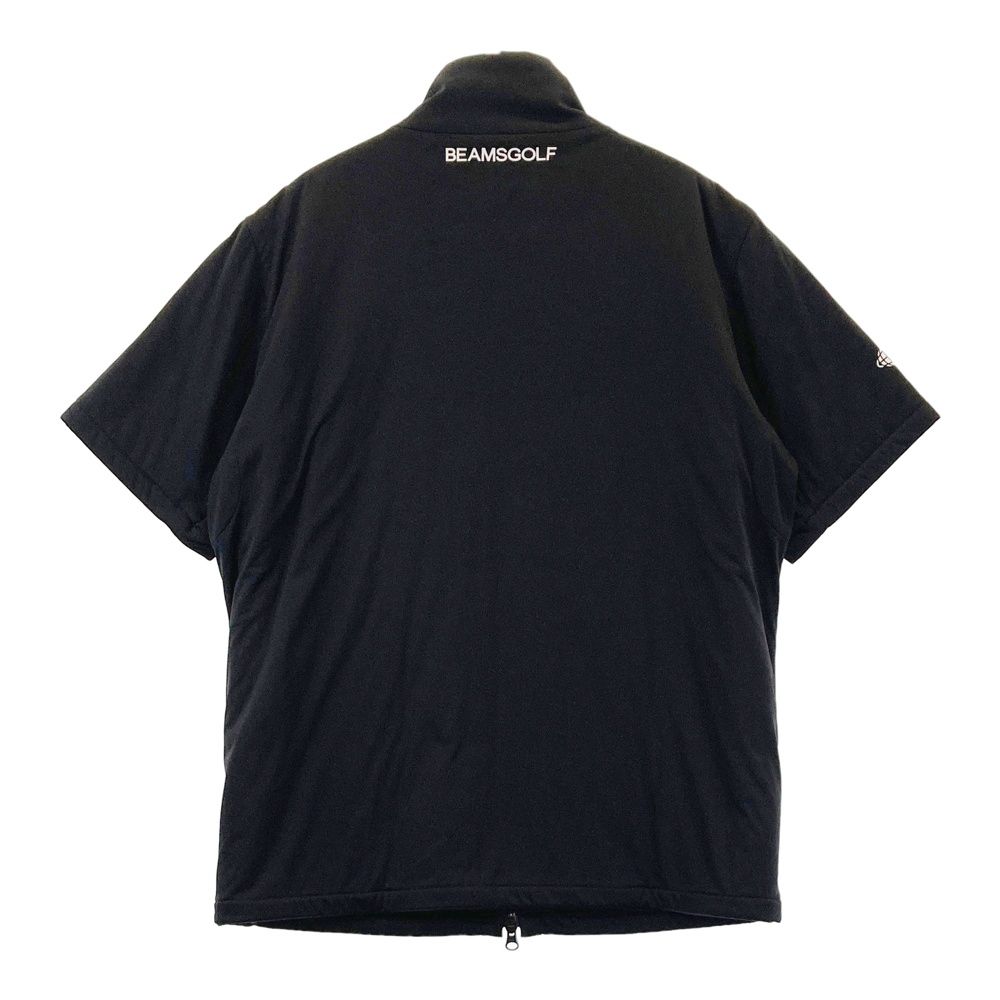 サイズ：L BEAMS GOLF ビームスゴルフ 中綿 半袖ジャケット ブラック系