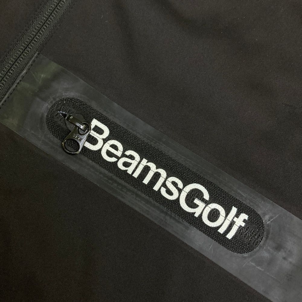 サイズ：L BEAMS GOLF ビームスゴルフ 中綿 半袖ジャケット ブラック系