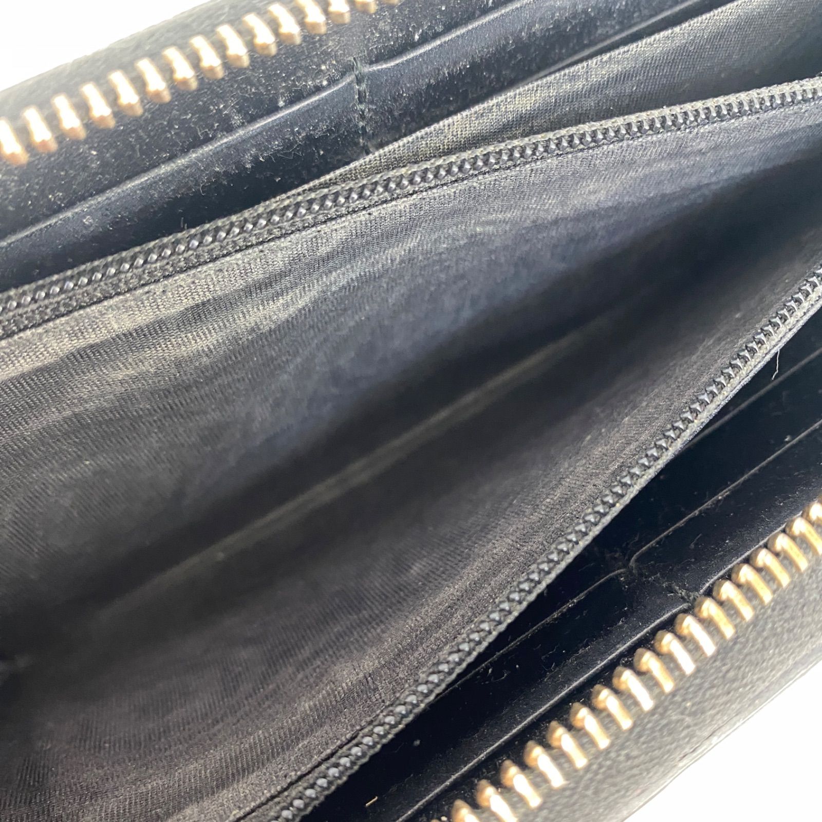 GUCCI グッチ ラウンドファスナー長財布 GGエンボス インター