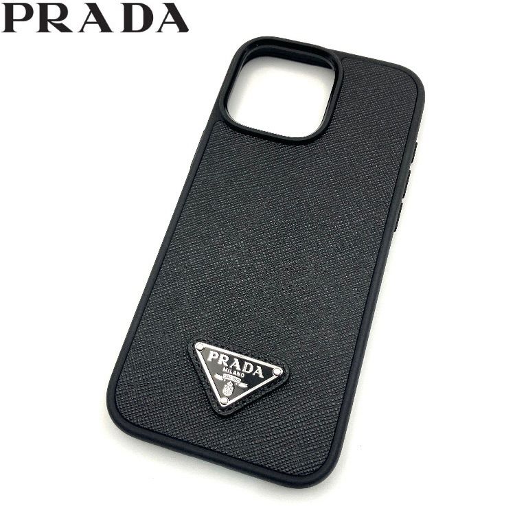 PRADA プラダ iPhone16proMAX ケース サフィアーノ 三角ロゴ - メルカリ