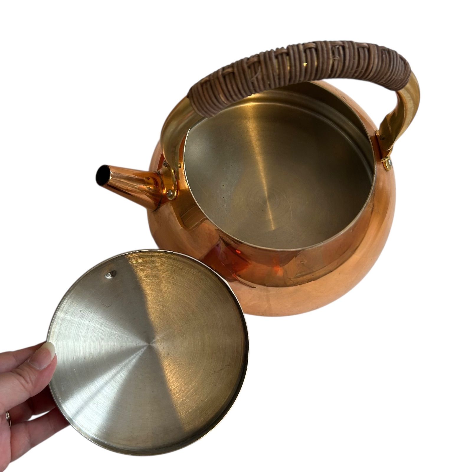 Z1728 COPPER100 ケトル 銅 箱付き - メルカリ
