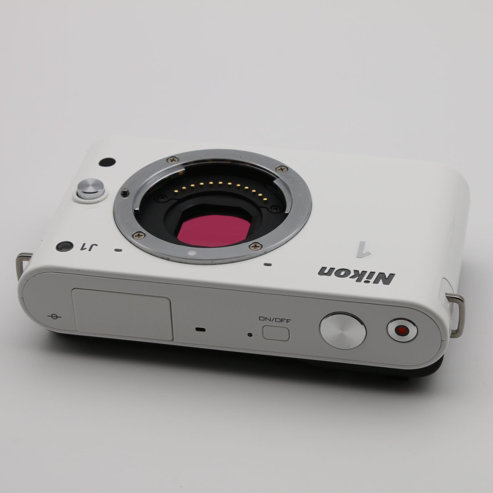 極上品】 Nikon 1 J1 標準ズームレンズキット ホワイト ミラーレス