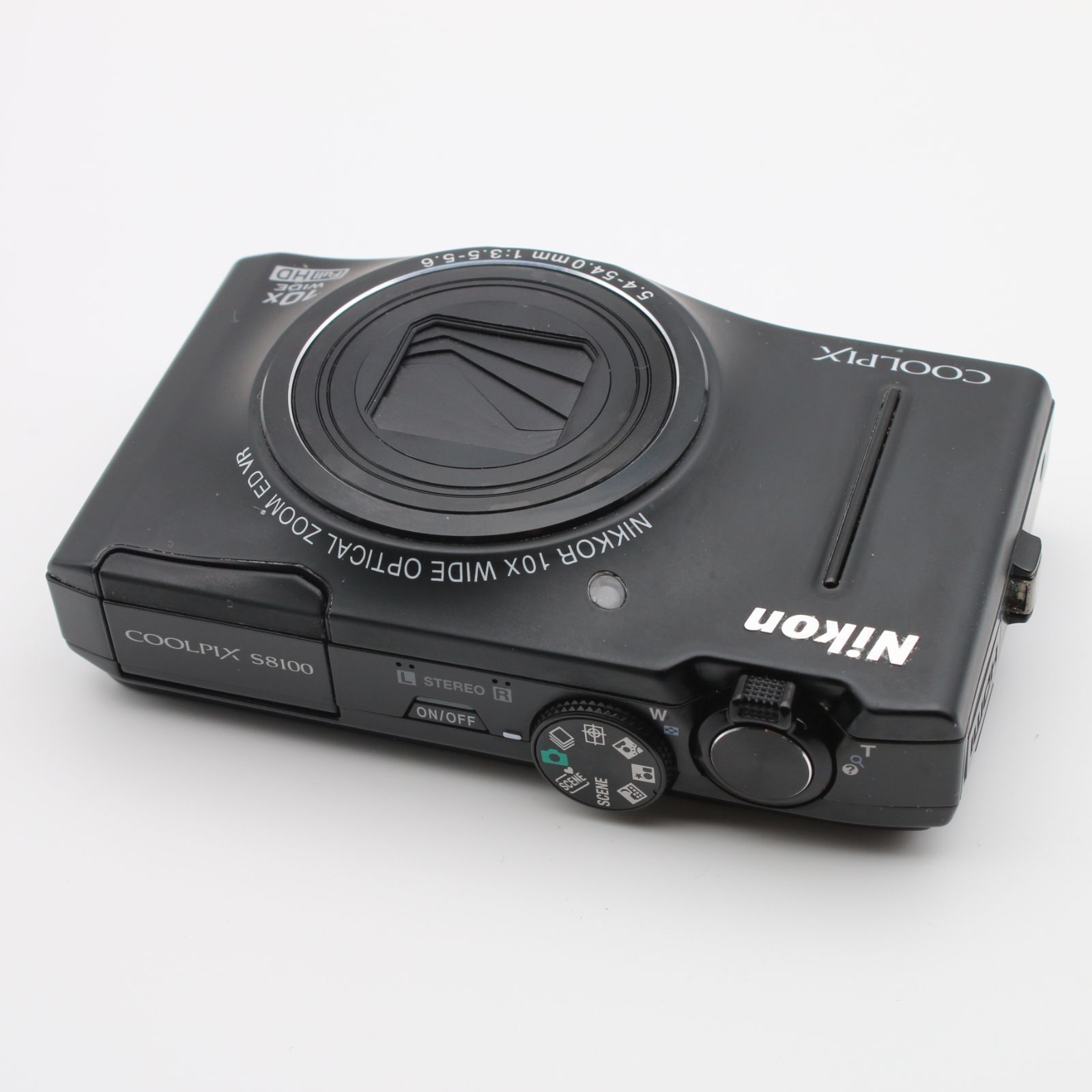 極上品】 Nikon COOLPIX S8100 ブラック 1210万画素 光学10倍ズーム