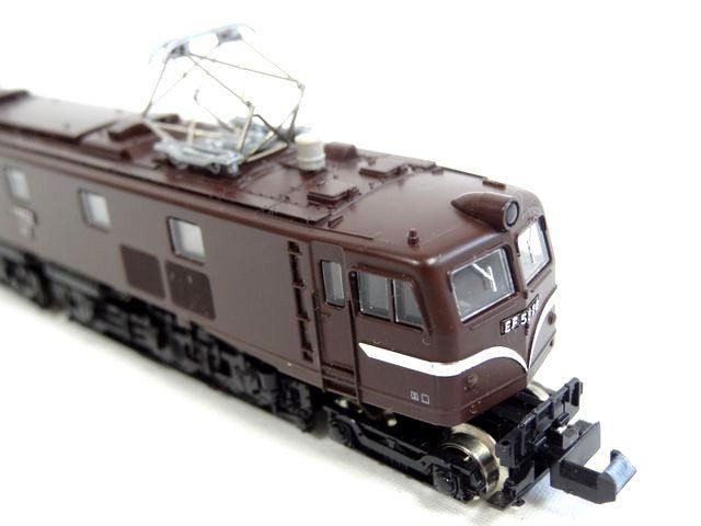 12 TOMIX 国鉄EF58型電気機関車 2119 □ 茶色 Hゴム窓 ヒサシ付 専用