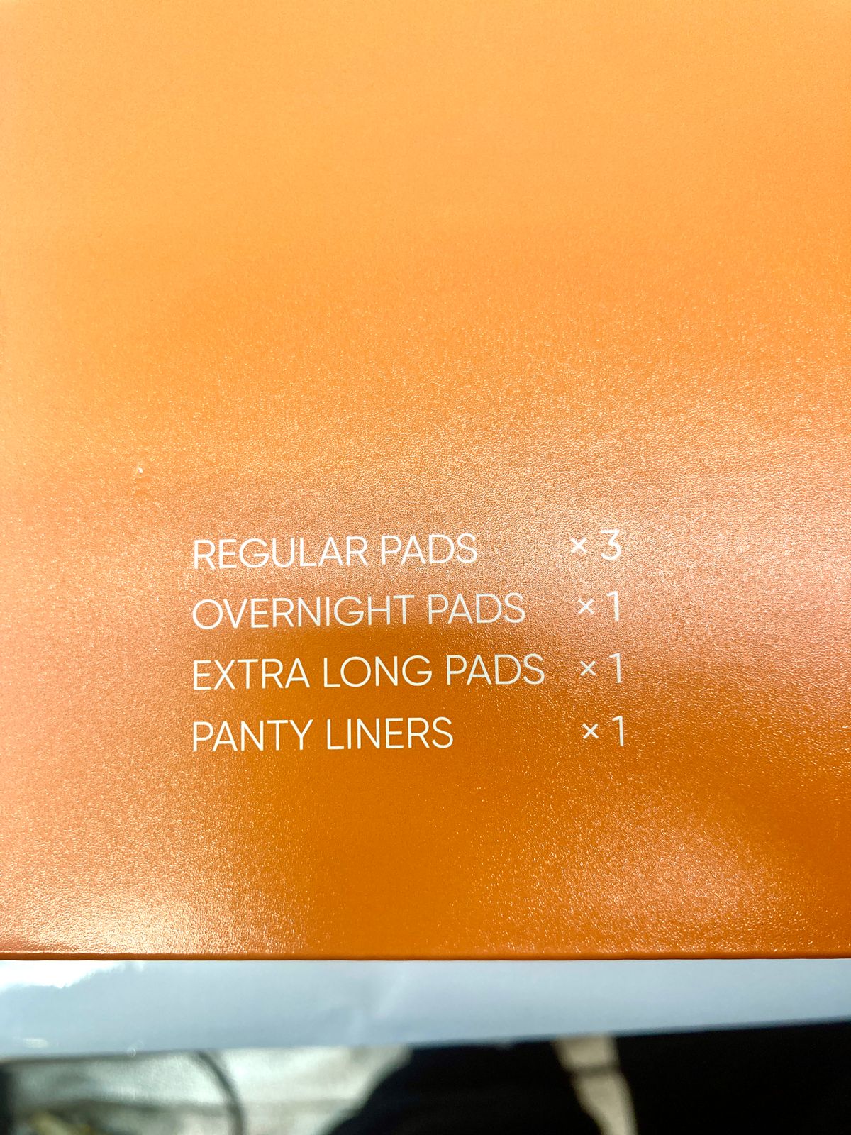 開封済・未使用品】SKYLINEライフケアシート生理用ナプキンセット