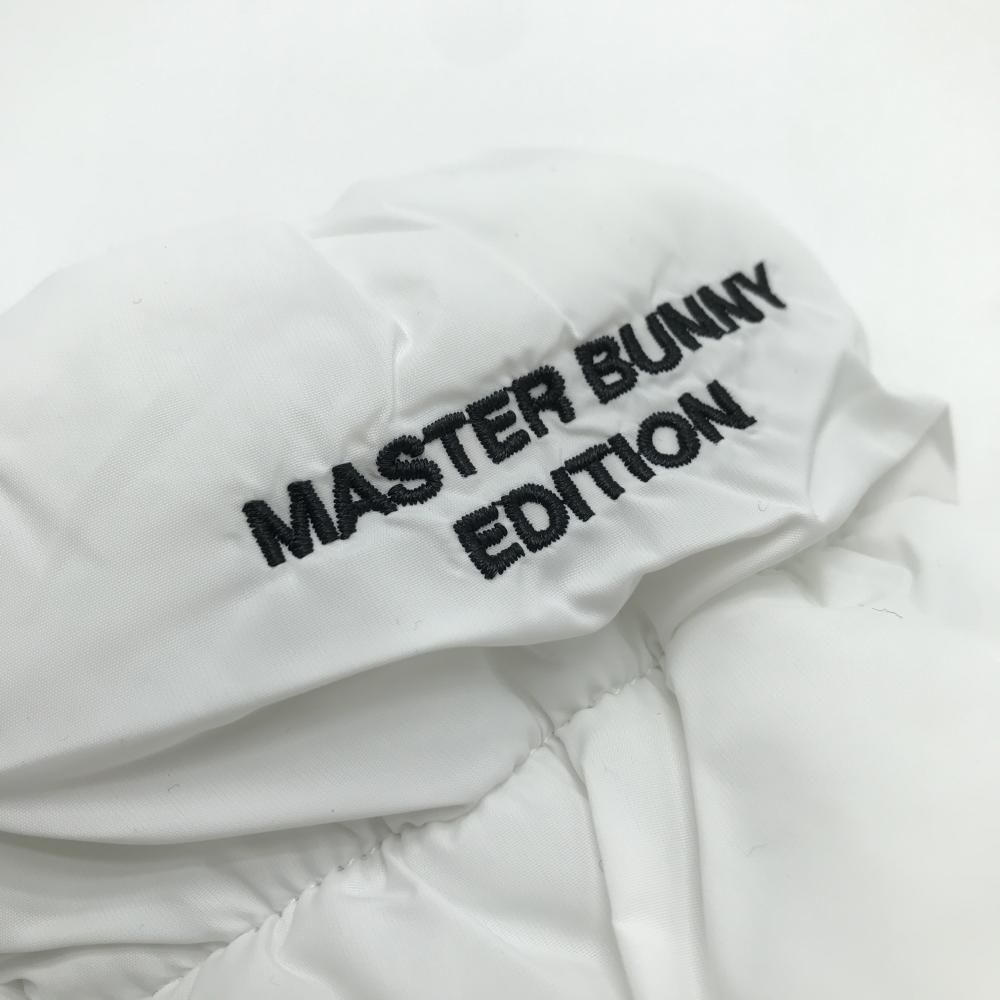 新品】マスターバニー ショートレッグウォーマー 白×黒 内側起毛