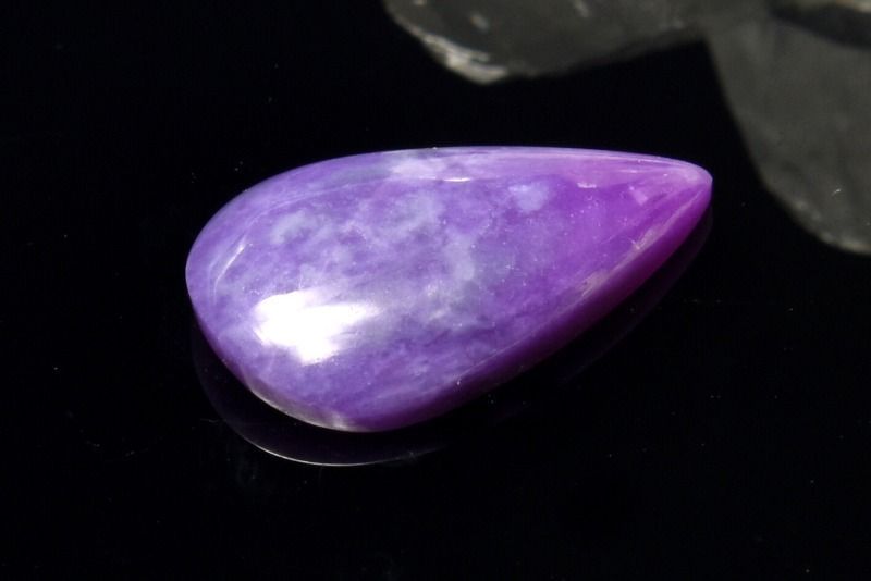 1点物】AAAA☆極上の発色 スギライト(杉石) 16x10mm ドロップ ルース